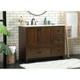 thumbnail image 2 of Elegant Decor Soma 42" Aluminum MDF Single Bathroom Vanity in Expresso, 2 of 8