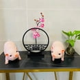thumbnail image 2 of Garden Ornaments, Garden Statue Baby Pig Decorative, Cute Pig Garden Statue Resin Lawn Ornaments, Durable Farmhouse Animal Sculpture Art Decoration for Home Outdoor Decor, 2 of 8