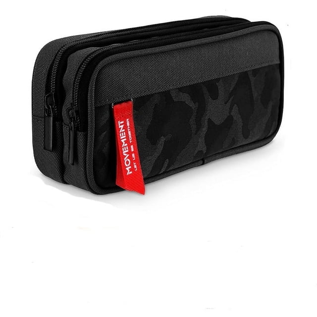Estuche para lápices de gran capacidad, sencillo, fresco, creativo, de doble capa, multifuncional, para estudiantes