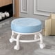 thumbnail image 3 of Muebles de oficina para el hogar, taburete bajo con ruedas para uso doméstico, taburete universal con ruedas para puerta, taburete para zapatos, taburete multifuncional para silla de ruedas de costure, 3 of 7