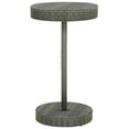 thumbnail image 3 of vidaXL 3 Piece Garden Bar Set Grey Poly Rattan&Solid Wood Acacia, 3 of 4