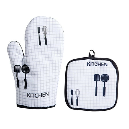 

Famure Insulation Gloves|Oven Mitt and Pot Holder Kitchen Heat Resistant Mitten Baking Glove for Microwave Cooking