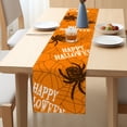 thumbnail image 5 of 4 piezas de camino de mesa de Halloween Happy Or Treat Camino de mesa 72 pulgadas de largo Calabaza naranja Espeluznante Decoración de mesa de fiesta de Halloween, 5 of 5