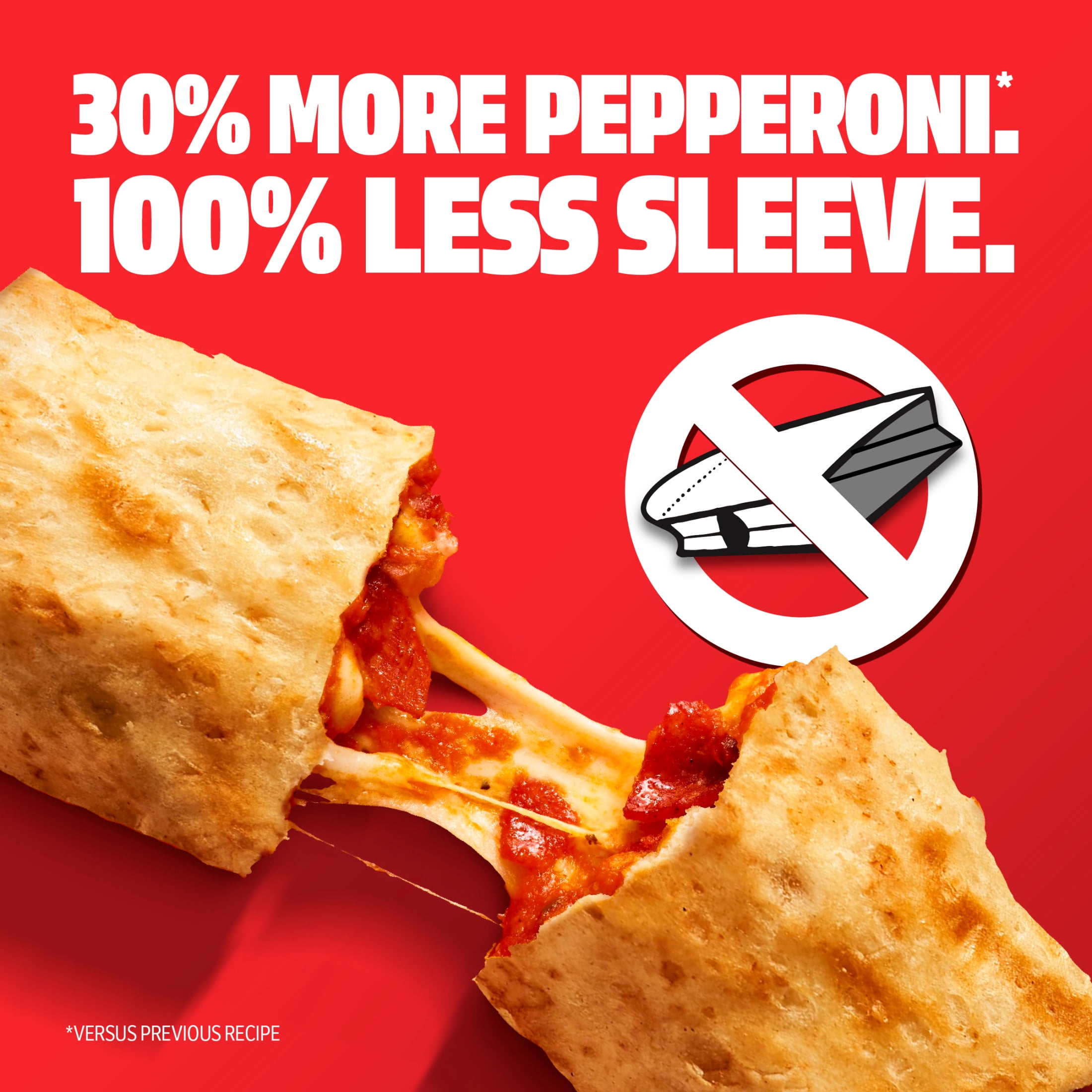 Hot Pockets Frozen Snacks Pepperoni Pizza Crispy Crust Snacks, 9 oz, 2 Count Box  (Frozen)