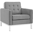 thumbnail image 2 of Loft Living Room Set Upholstered Fabric Set of 2, Light Gray Size:31"Lx31"Wx32"H, 2 of 6
