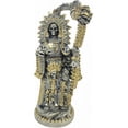 thumbnail image 1 of MORIN Imágenes |Santa Muerte Azteca| 41CM |(Plateado), 1 of 5