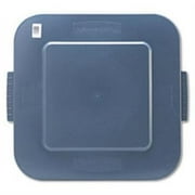 Rubbermaid Commercial Square Brute Lid, 26 x 24 x 2 1/5, Gray