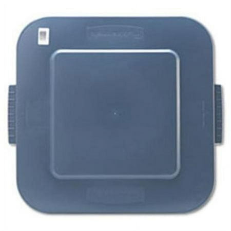Rubbermaid Commercial Square Brute Lid, 26 x 24 x 2 1/5, Gray
