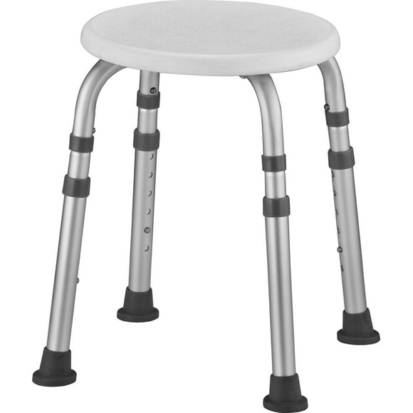 NOVA Medical Products Bath Stool White 1 Count (Pack of 1)