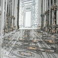 thumbnail image 4 of A&B Home Triptych Architecture Panel Wall Art - Set of 3 - Black, Antique White Print, 4 of 7