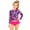 HJLYY210-6, variant on 3-8T Toddler/Little Girls Light Blue Rainbow Mermaid Scales Rashguard Swimsuit Set 5-6T