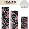 thumbnail image 4 of Pioneer Flower Floral Print Pattern Kitchen Rugs Sets Of 3,Kitchen Runner Rugs Non Skid Washable,Decorative Kitchen Floor Mats for Kitchen,Sink,Laundry,17"x30"+ 17"x47" + 17"x59", 4 of 6