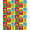 Multicolor Rainbow, Pattern 15, variant on ODIKA Bedside Checkered Block Retro Hopscotch Storybook Grid Motif Non-Slip Chair-Friendly for Home Office, Gaming Room, Under Desk