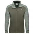 thumbnail image 2 of Little Donkey Andy Men's Quick Dry Thermal Lightweight Running Jacket Full Zip Hybrid Warm Thumbholes Golf Track Jacket Sage Heather M, 2 of 7