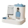 thumbnail image 2 of Comedero y bebedero automático para mascotas, dispensador de comida y agua 2 en 1 para gatos, cachorros, gatitos, gatos y perros pequeños y medianos. Azul, 2 of 10