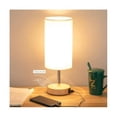 thumbnail image 4 of Lámpara de mesa de noche para dormitorio - Lámpara táctil regulable de 3 vías Puertos de carga USB C y salida de CA, 4 of 5
