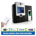 Tcp/Ip Fingerprint Card Time Attendance Machine With Camera Office Time
