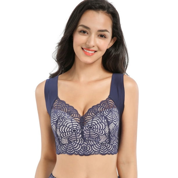 Ultimate Lift Full-Figure Seamless Lace Cut-Out Bra Comfortable and  Breathable Without Restraint 
