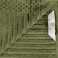 thumbnail image 3 of Superior Ribbed Cotton Ultra-Absorbent 4-Piece Sage Bath Towel Set, 3 of 7