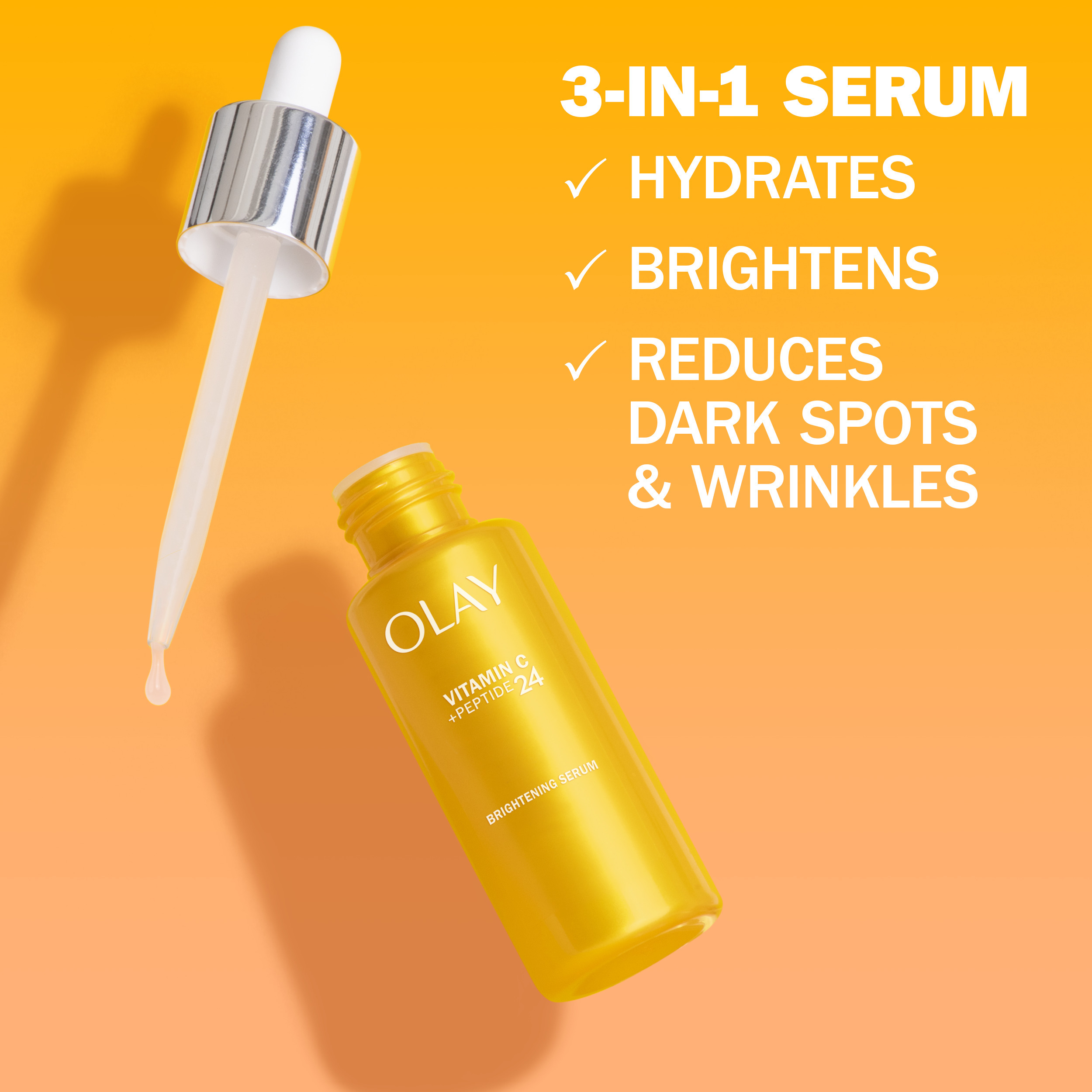 Olay Vitamin C + Peptide 24 Brightening Facial Serum photo 2
