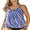 Blue, variant on Women's Tankinis Top Only Adjustable Straps Swimsuit Top Bathing Suit Top UPF50+ Swimming