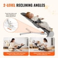 thumbnail image 3 of Asiento plegable Baby Bouncer VEVOR para bebés de 0 a 9 meses, color gris, 3 of 9