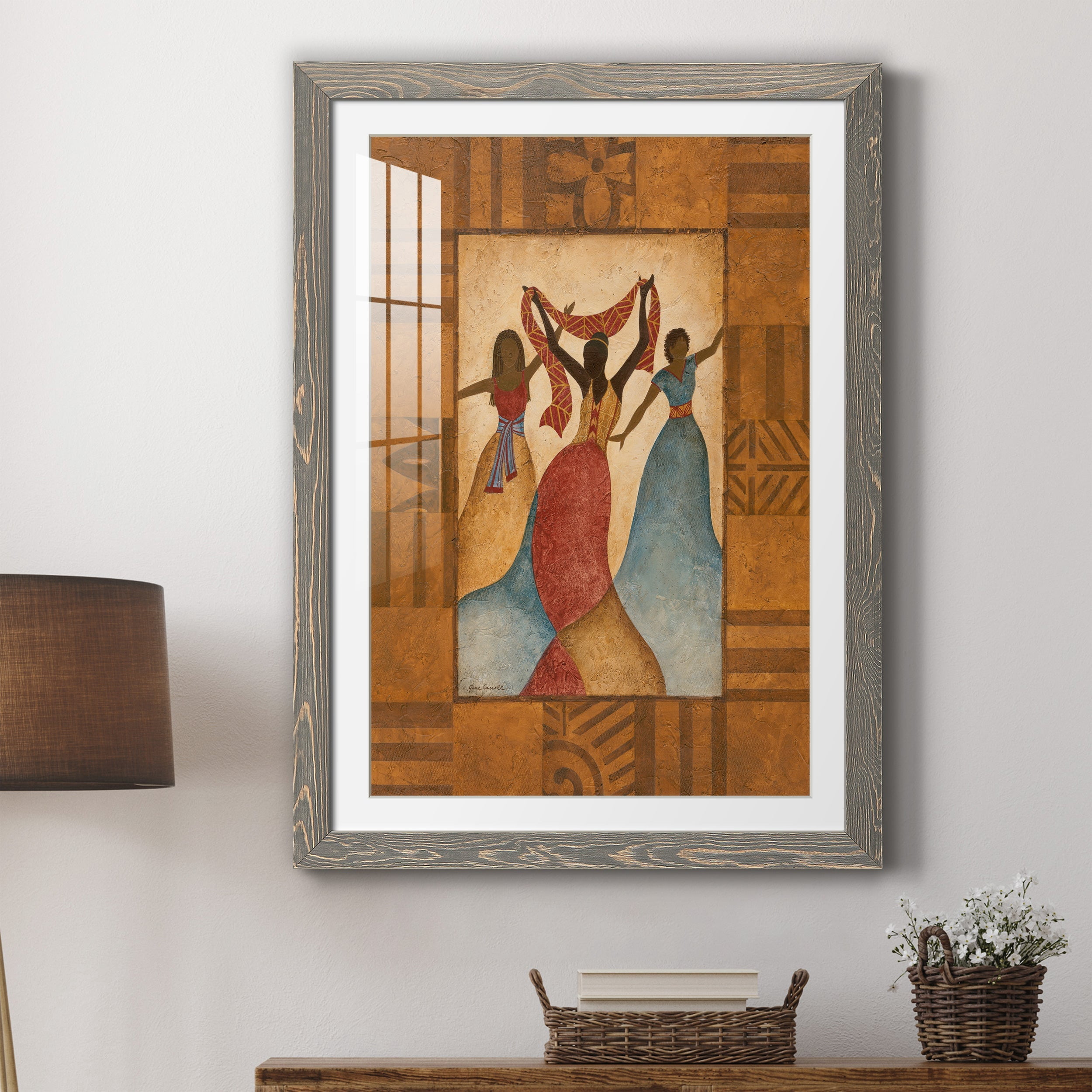 Rhythm - Premium Framed Print - Distressed Barnwood Frame - Ready to Hang