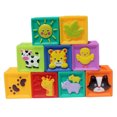 thumbnail image 2 of Gwong Juguete 9pcs / set Bloques de bebé patrón de dibujos animados juguetes de masticación PVC Soft Building Bloques de pila para un regalo Gwong 30011239, 2 of 6