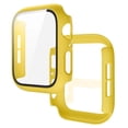 thumbnail image 1 of Vidrio templado + funda para Apple Watch Series 8/7/6/5/4/3/2/1/SE 38mm 40 41mm 42 44mm 45mm Protector de pantalla Marco de parachoques para IWatch Tan Jianjun unisex, 1 of 2