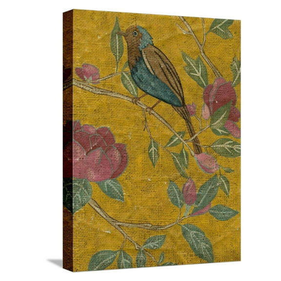 Art.com Golden Chinoiserie I Stretched Canvas Print Wall Art by Chariklia Zarris, 12" x 16"
