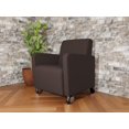 thumbnail image 2 of Lesro Chaise d'Invité de Réception Lounge Ravenna en Brun, 2 of 5