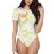 thumbnail image 1 of Fotbe Lemon Potatoes Body de Mujer con Cuello Redondo y Mangas Cortas, Sin Mangas Ajustado, Suave, Cómodo y Básico-XX-Large, 1 of 7