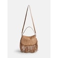 thumbnail image 2 of Scenario Women's Saddle Bag, Brown Fringe, 2 of 6