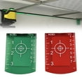 thumbnail image 1 of 2Pcs Laser Target Card Plate For Green/Red Laser Level Suitable For Line Lasers Hanging On Wall & Floor 10Cmx7Cm, 1 of 8
