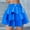 Dark Blue, variant on Holiday Skirts Girls Casual Mini Flare Pleated Stretch Waist Skater Dance Party School Uniform Skirts Size 5T-15, Gold