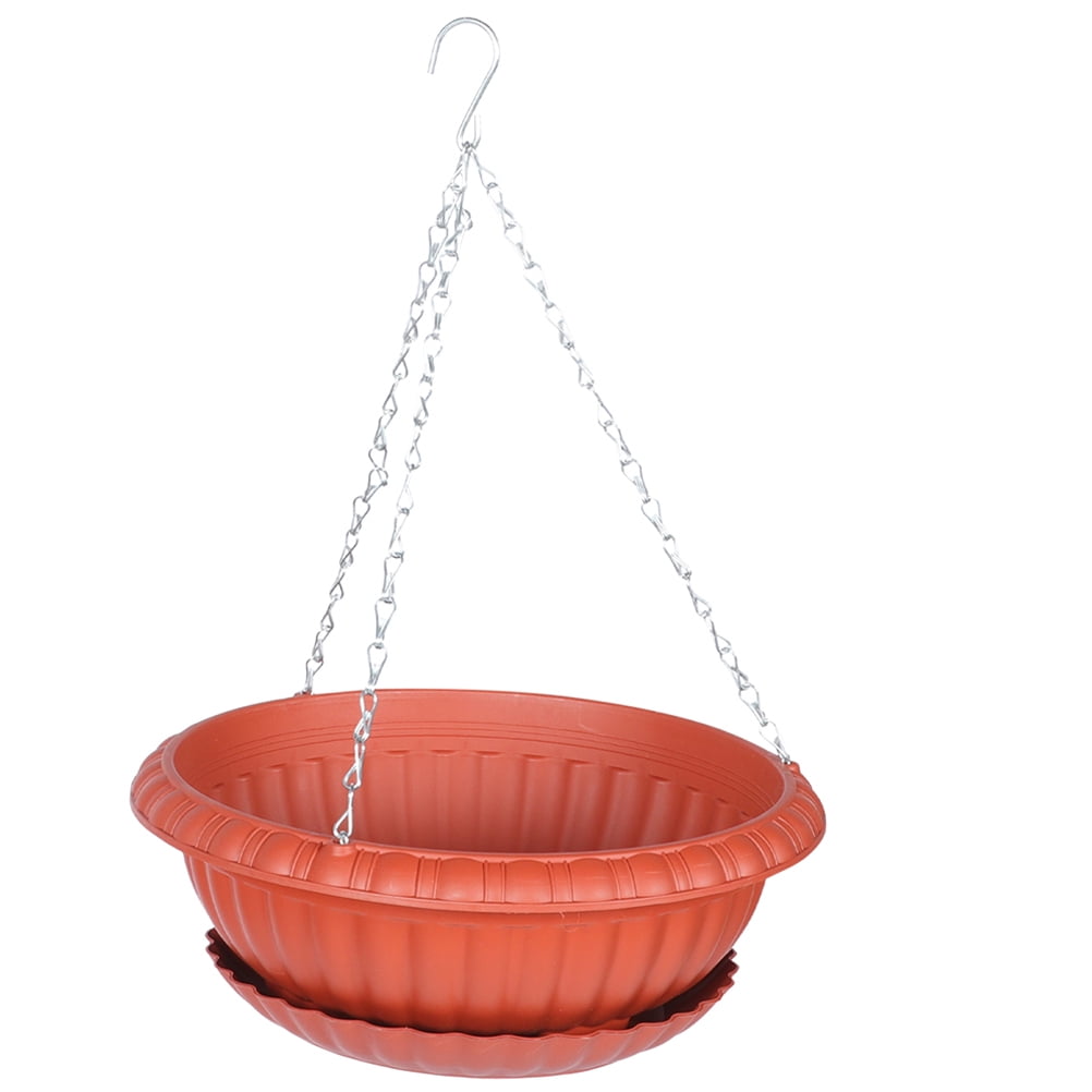 MLINS 3 Sets of Hanging Planter Hanging Flower Pot Home Balcony Flower Basket Garden Flower Pot