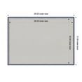 thumbnail image 2 of Amanti Art Grey Cork Board Wood Framed Theo Blue Narrow Bulletin Board 29 in. x 21 in., 2 of 6
