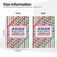 thumbnail image 6 of Asian American And Pacific Islander Heritage Month Garden Flag Decoration Yard Farmhouse Double Sided Holiday Party Outdoor Camping Decor Flags 12x18in, 6 of 7