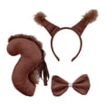 thumbnail image 1 of Disfraz de Halloween Perfecl Trajes de Cosplay Animales Marrón sin Guante, 1 of 8
