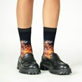 thumbnail image 4 of Naloa Tennis Ball In Fire1 Kids Socks Unisex Kids and Toddlers' Crew Socks, ,1 Pairs, 4 of 5