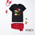 thumbnail image 2 of Pijamas navideños a juego Grinch - TKing Fashion 2024 Nuevos conjuntos de pijamas navideños familiares a juego Grinch, pijamas navideños navideños para parejas, adultos y niños, Mujer XL, 2 of 5