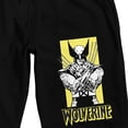 thumbnail image 6 of Marvel Comics Presents Wolverine Men's Black Sleep Pajama Shorts-Small, 6 of 7