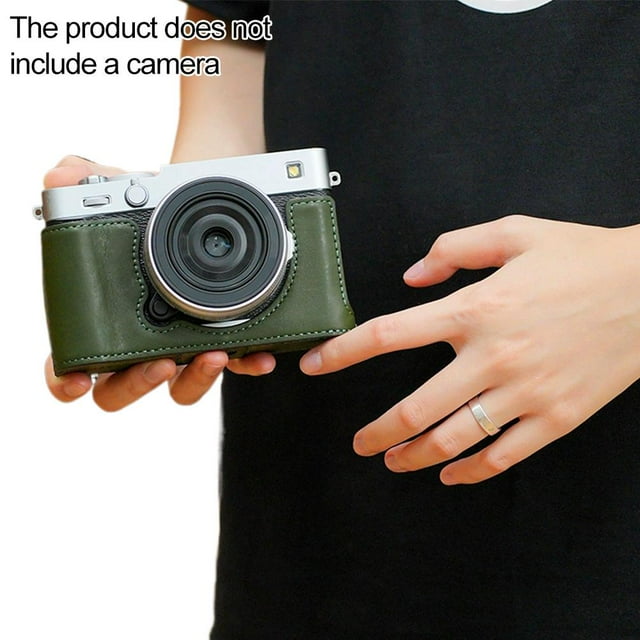 Camera Case, Protect Camera, 115g, Genuine Top Layer Cowhide and Aluminum Alloy Frame