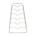thumbnail image 4 of Organize It All Hanging Lid Organizer Rack, 6 Compartment, Chrome, 4 of 7