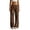 Brown 14#, variant on Women's Leopard Print Wide Leg Pants High Waist Loose Fit Casual Trousers Lightweight Soft Lounge Pants With Pockets For Daily Wear Vacation Streetwear Brown S