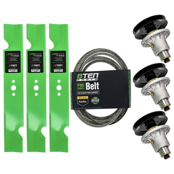 8TEN Blade Spindle Belt Kit for Exmark 48 inch Lazer Z HP LHP4821KA MK1005297
