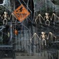 thumbnail image 5 of Dale un toque de terror a tu decoración de Halloween con este vívido modelo de esqueleto de murciélago, 5 of 5