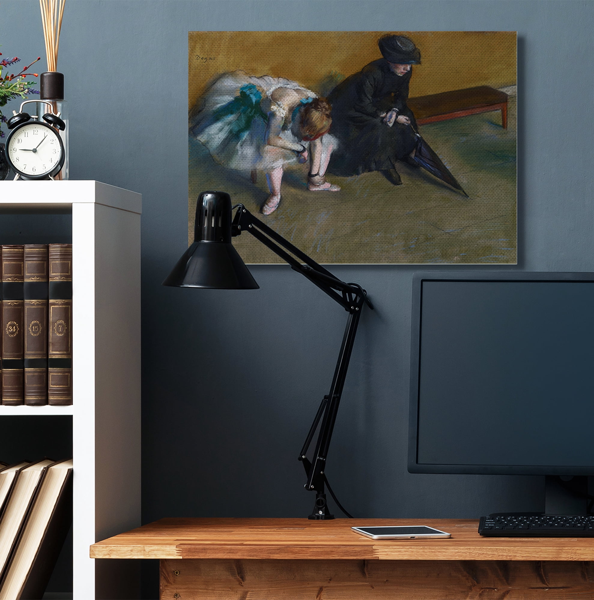 Stupell Home Décor Ballet Break Classic Painting Canvas Wall Art by Edgar Degas