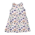 thumbnail image 3 of Girls Dress Beach Tourism Sleeveless Dress for Girls Hem A-Line Casual Sundress, 3 of 7