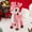 Pink, variant on Sika Deer Stuffed Animal Toys Plush Christmas Deer Christmas Decoration Christmas Toy Red 12"